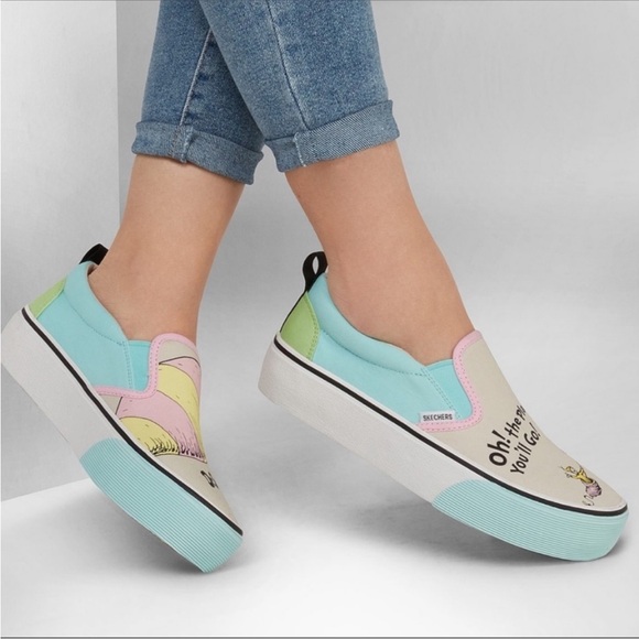 Skechers Shoes - Skechers x Dr. Seuss Volt’d On Your Way Slip-on Canvas Sneaker